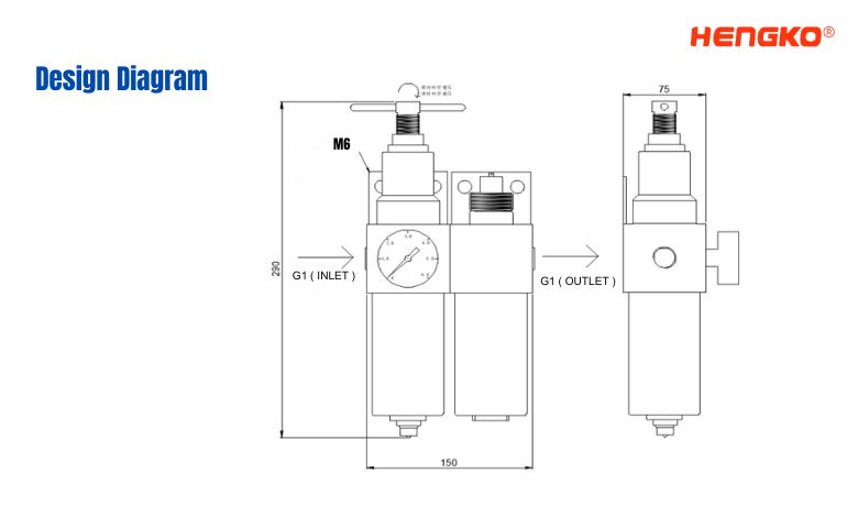 Design Diagram of Air Preparation Unit