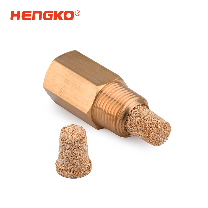 Flanged Sintered Bronze Silencer Filter for Oil and Gas Systems