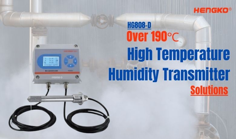 High Temperature Humidity Transmitter and Monitor Solution by HENGKO HG808