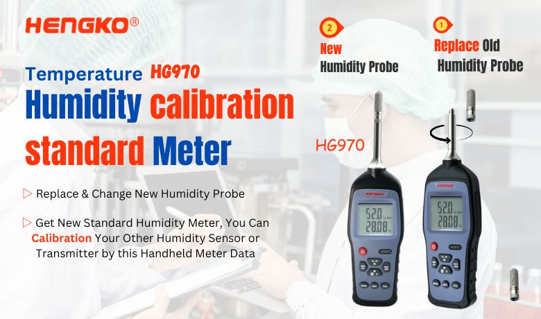 Humidity calibration standard Meter HG970 by HENGKO