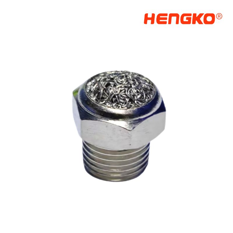 Industrial Stainless Steel Mesh Hemisphere Silencer with Copper-Nickel Head for sale