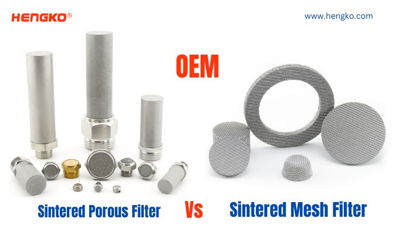 Sintered Porous Filter vs Sintered Mesh Filter