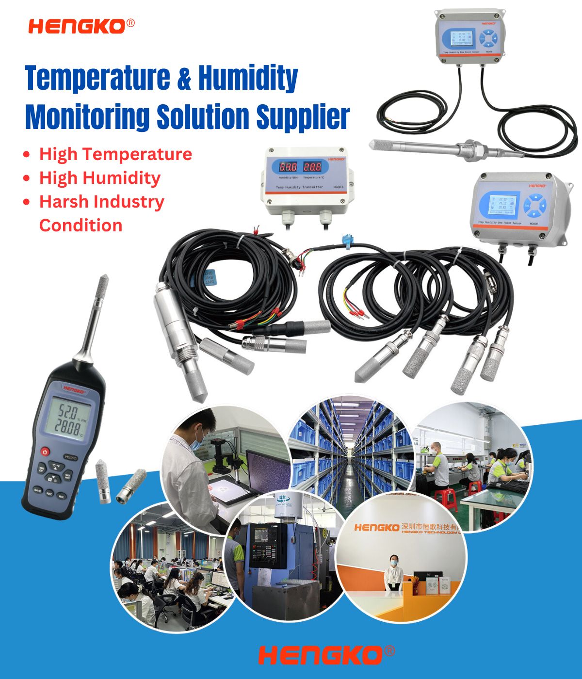 Temperature & Humidity  Monitoring Solution Supplier by HENGKO