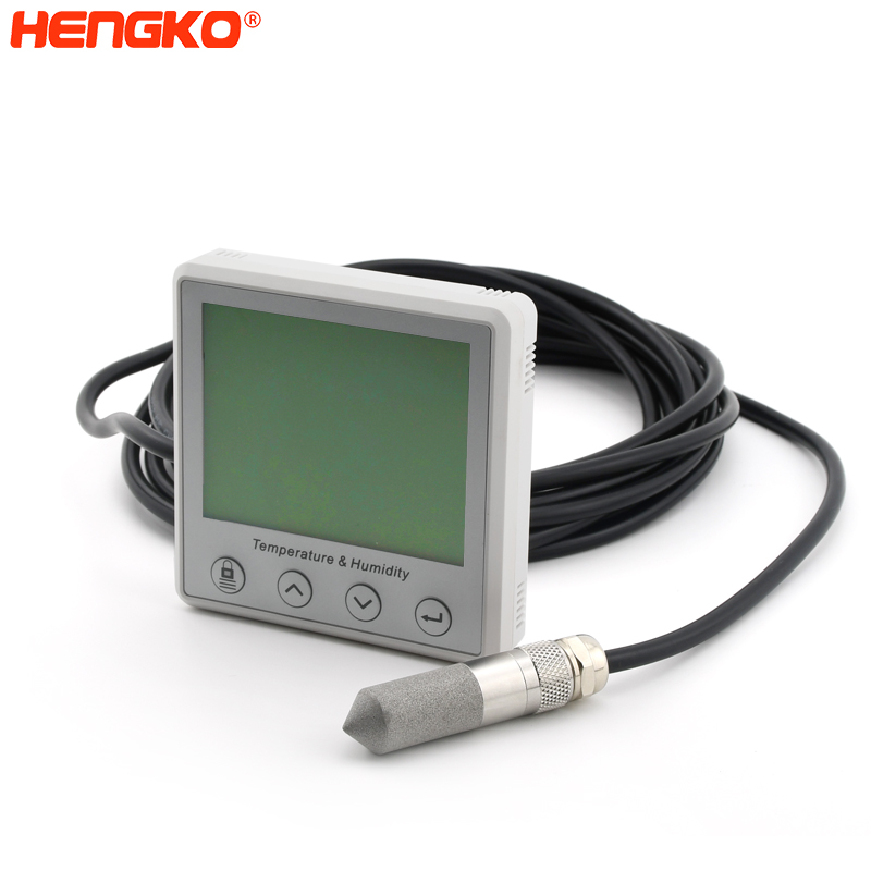 Temperature/Relative Humidity Transmitter w/ Display & Probe