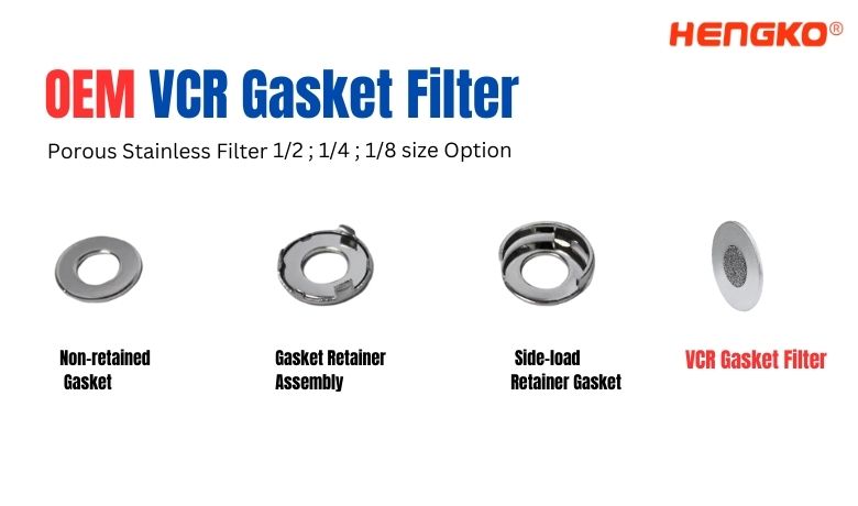 Types of VCR Gasket and Filter OEM Manufacture Wholesale HENGKO