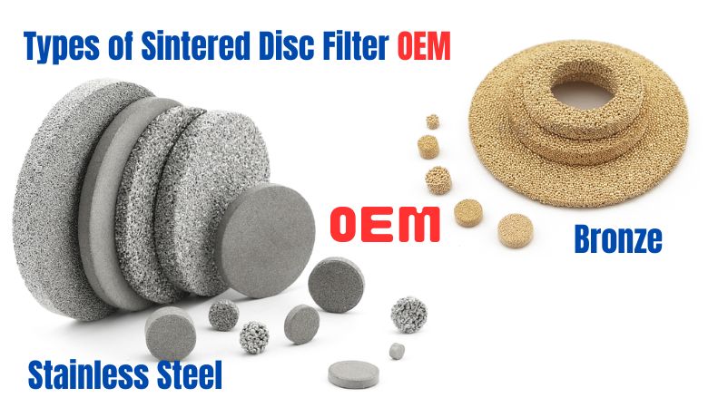 Types of sintered metal disc